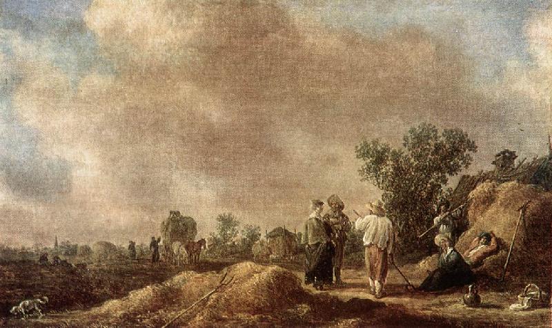 GOYEN, Jan van Haymaking dg china oil painting image